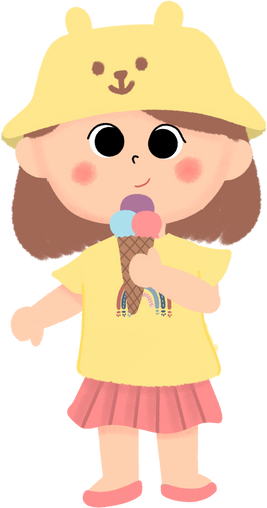 Girl with yellow hat